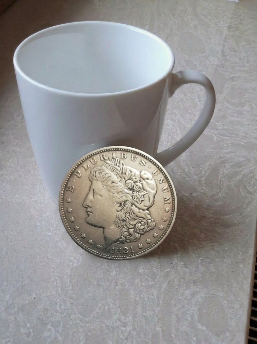 1 Dollar 1921 USA Morgan Dollar Amerika Münze Top Orig