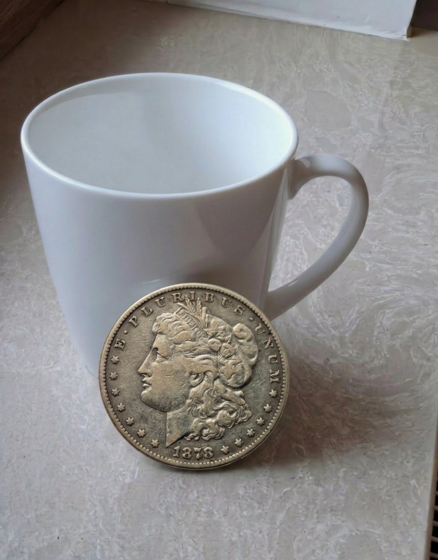 1 Dollar 1878 USA Morgan Dollar Amerika Münze Top Orig