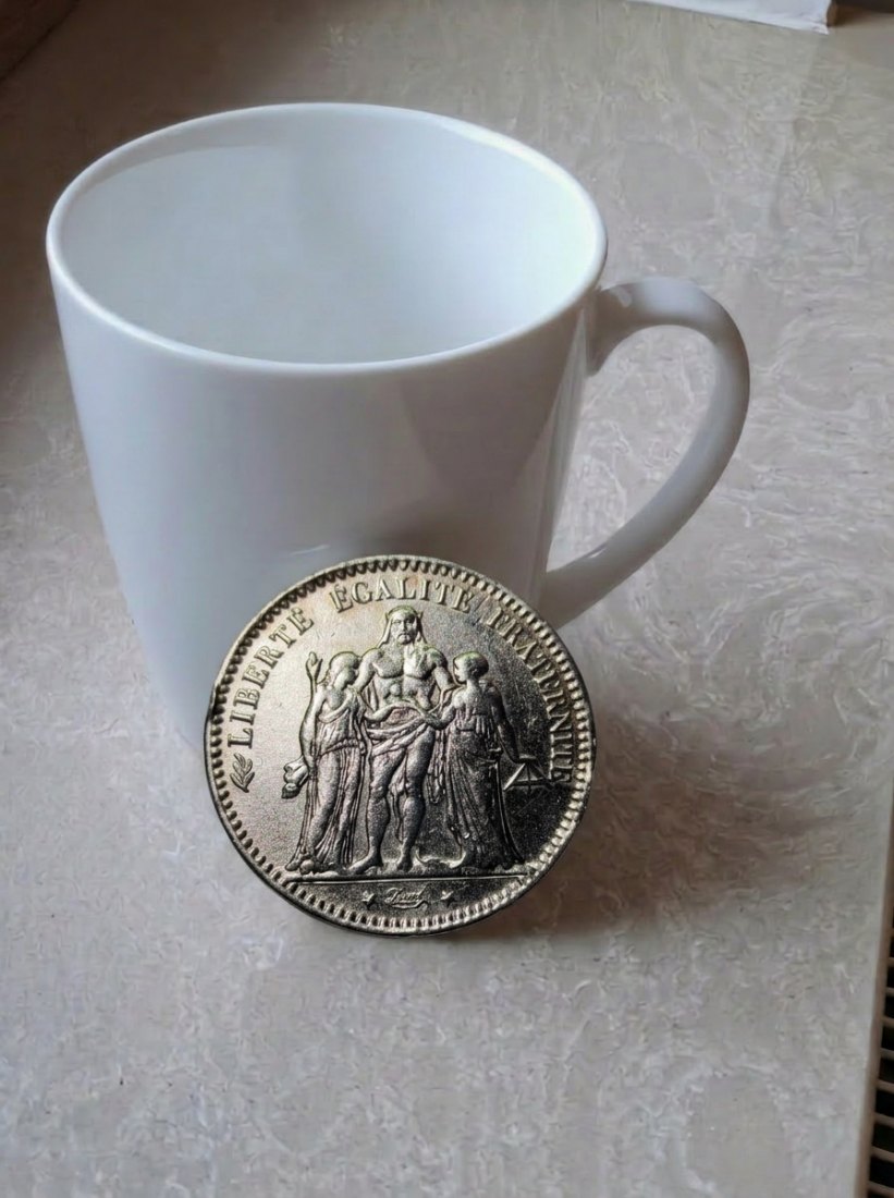 5 Francs 1875 Frankreich Münze III. Republik Top Orig   