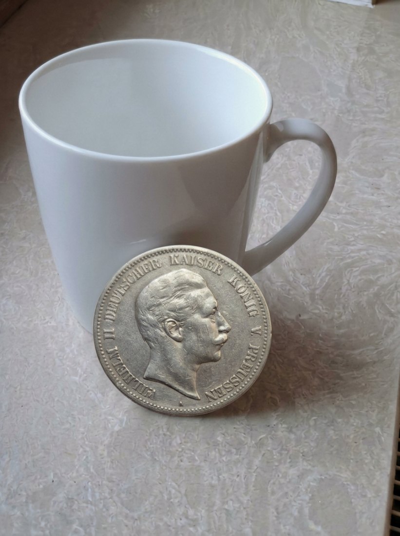  5 Mark 1899 Deutsches Reich Münze Kaiserreich Top Orig   