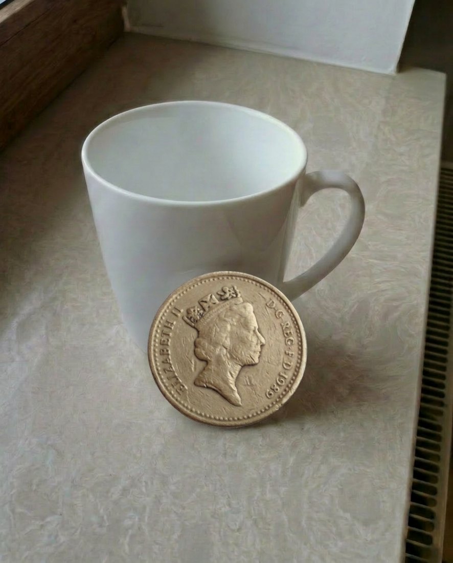 Großbritannien 1 Pound 1989 Königin Elisabeth II. Original Münze