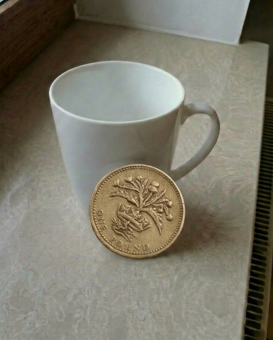  Großbritannien 1 Pound 1989 Königin Elisabeth II. Original Münze   