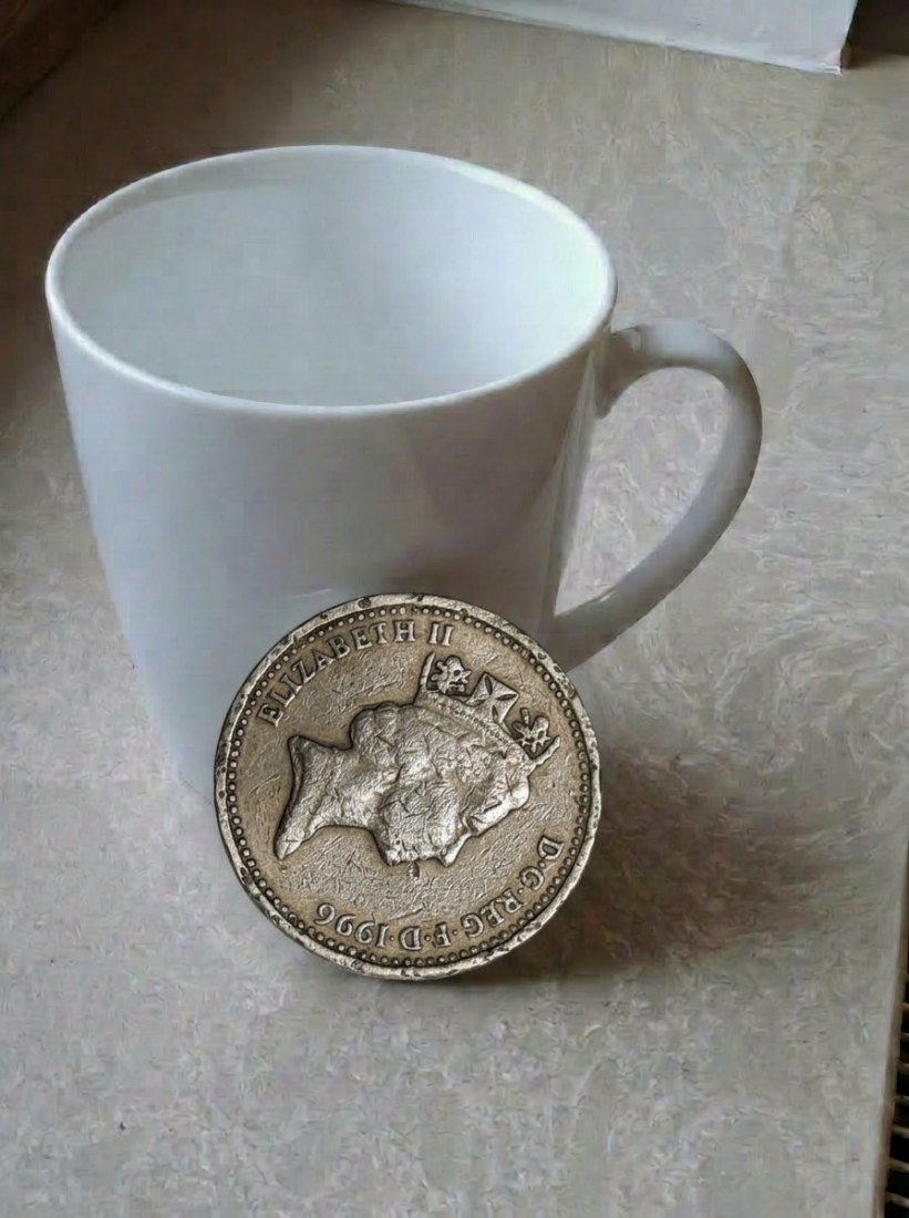 Großbritannien 1 Pound 1996 Königin Elisabeth II. Original Münze