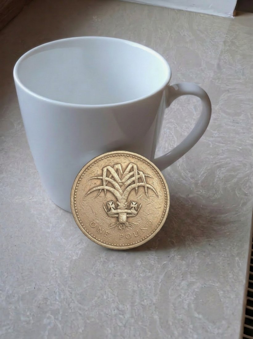  Großbritannien 1 Pound 1985 Königin Elisabeth II. Original Münze   
