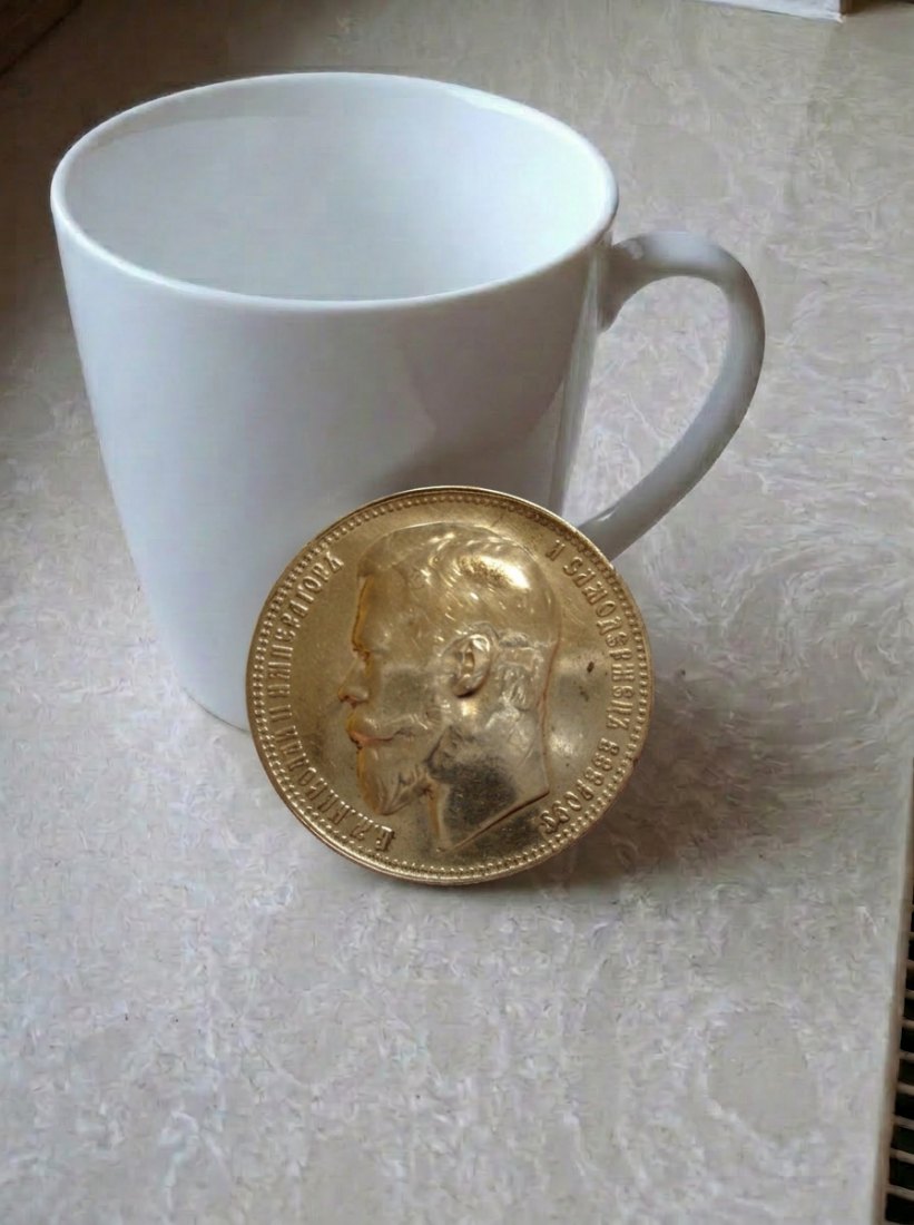 1 Rubel 1912 Russland Münze Kaiserreich Nikolaus II. Top Orig.