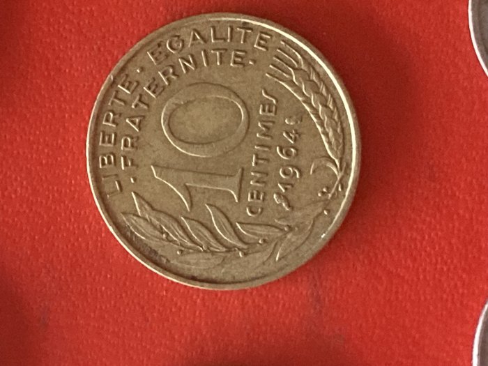 Münze Münzen Umlaufmünze Frankreich 10 Centimes 1995