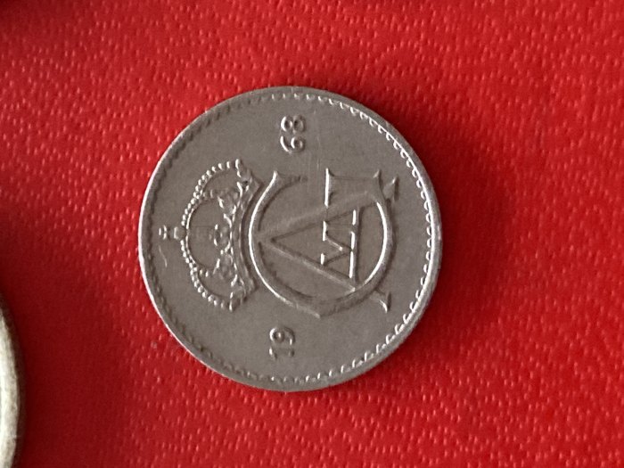  Münze Münzen Umlaufmünz Schweden 10 Öre 1968   