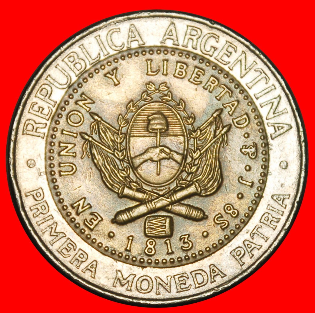  Ⰺ KOREA, GROSSBRITANNIEN, MEXIKO, ITALIEN 1994-2016:ARGENTINIEN★1 PESO 1813 1996 I1★OHNE VORBEHALT!   