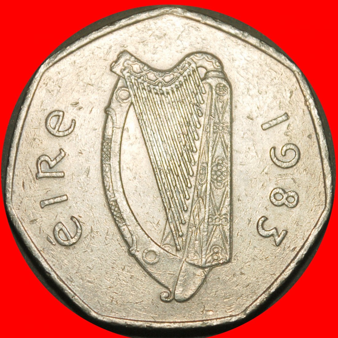  Ⰺ WALDSCHNEPFE (1970-2000): IRLAND ★ 50 PENCE 1983!★OHNE VORBEHALT!   