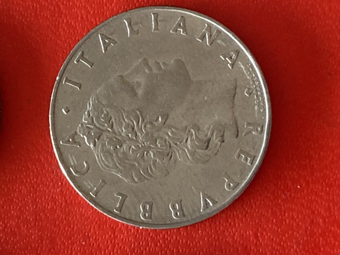  Münze Münzen Umlaufmünze Italien 50 Lire 1956   