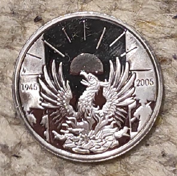  Belgien 10 € 2005, SILBER, 60. Jahrestag - Befreiung   