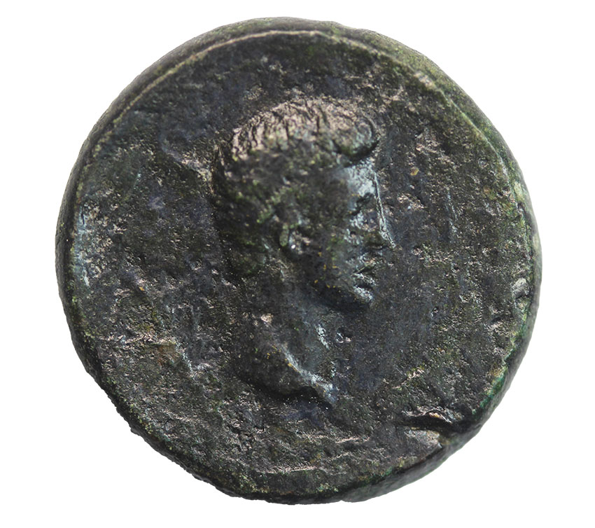  Augustus and Rhoemetalces/Pythodoris ca.11-12 AD,AE ca.23 mm, 10,37 g.   