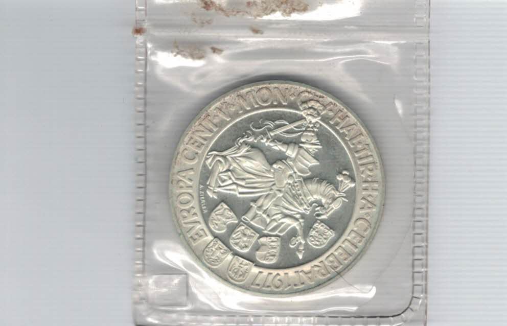  100 Schilling 1977 500 Jahre Münzstätte Hall/Tirol 15,36g fei Ag Österreich Spittalgold9800 01914/16   