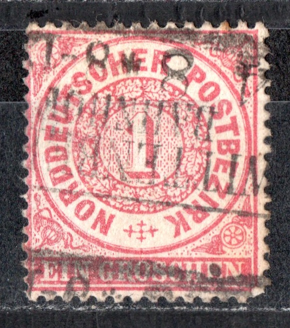  Dt. Reich 1868/69 Freimarke Mi.4 Norddt. Postbezirk/ Echt gelaufen/ siehe scan   