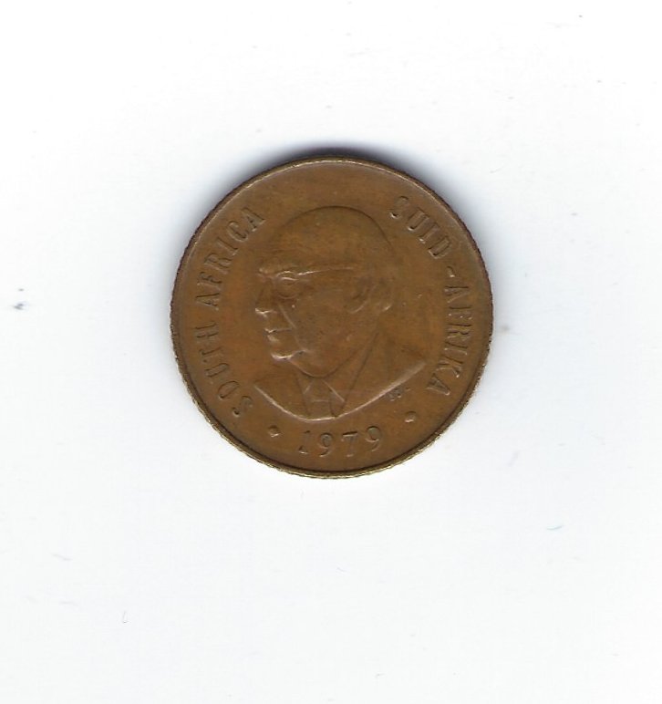  Südafrika 2 Cents 1979 Diedrichs   