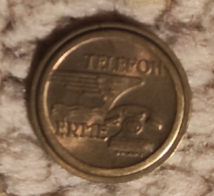  z58: Ungarn Telefon-Jeton Magyar Posta / Telefon Erme   