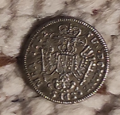  z65: Frankreich Jeton 1752 François I Reproduktion 1983, silberne Variante   