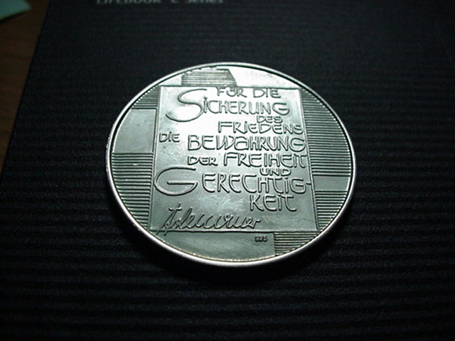  BRD Silbermedaille100 Jahre Konrad Adenauer   