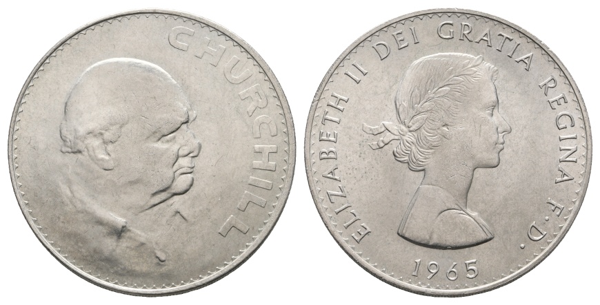  Medaille 1965; Großbritannien; Churchill; unedel; 28,85 g; 38,70 mm   