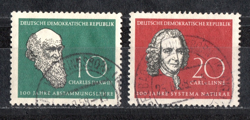 DDR 1958 Mi.631-632 Kompl.Satz Echt gelaufen/ Top Stempel