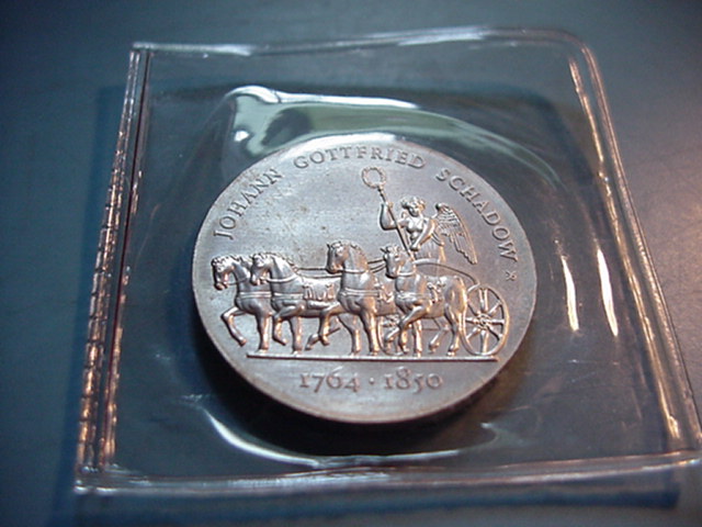  DDR 10 Mark Zum 225.Geburtstag v.Johann Gottfried Schadow 1989   