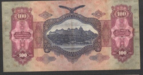  Banknote (63) Ungarn/Hungary (P.112) 100 Pengö Budapest 1930   