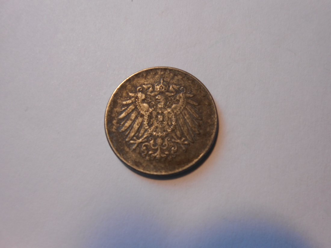  C45.°° Deutsches Kaiserreich Ersatzmünze 1. Weltkrieg 10 Pfennig 1916 E   