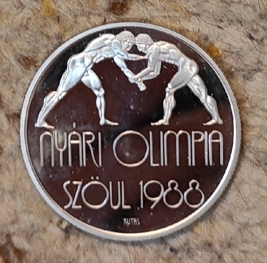  Ungarn 500 Forint 1987, SILBER, XXIV Olympische Sommerspiele, Seoul 1988   