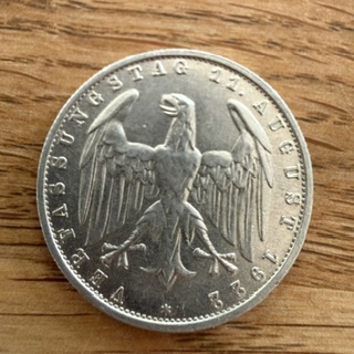  Weimarer Republik 3 Mark 1922 A vz   