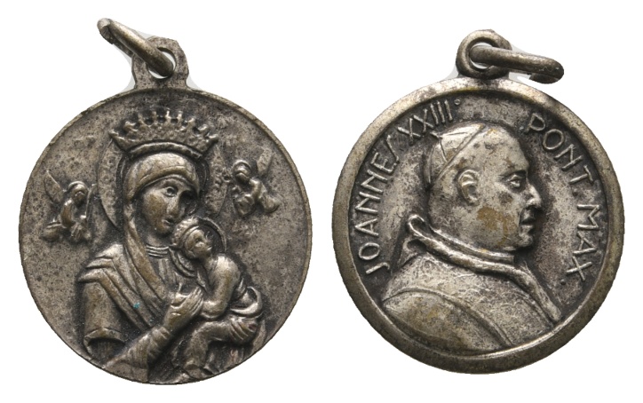  Medaille; Johannes XXIII. Pont. Max; gehenkelt; 1,87 g; 16,05 mm   