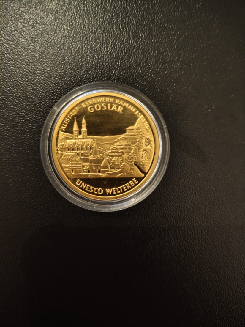  100 € Münze Deutschland 2008 UNESCO welterbe Kennbuchstabe F in Plastik hülle   
