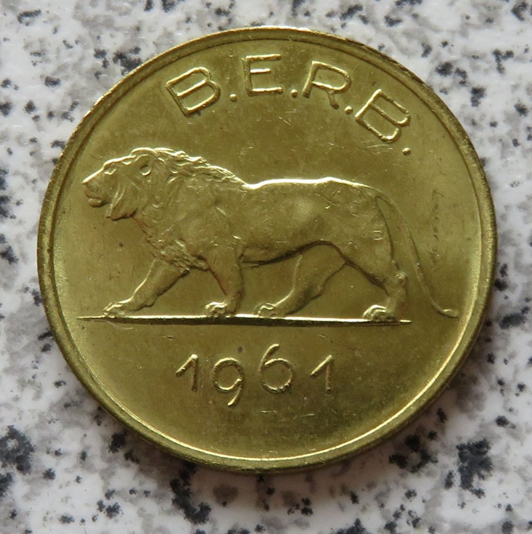  Burundi 1 Franc 1961 / Ruanda 1 Franc 1961   