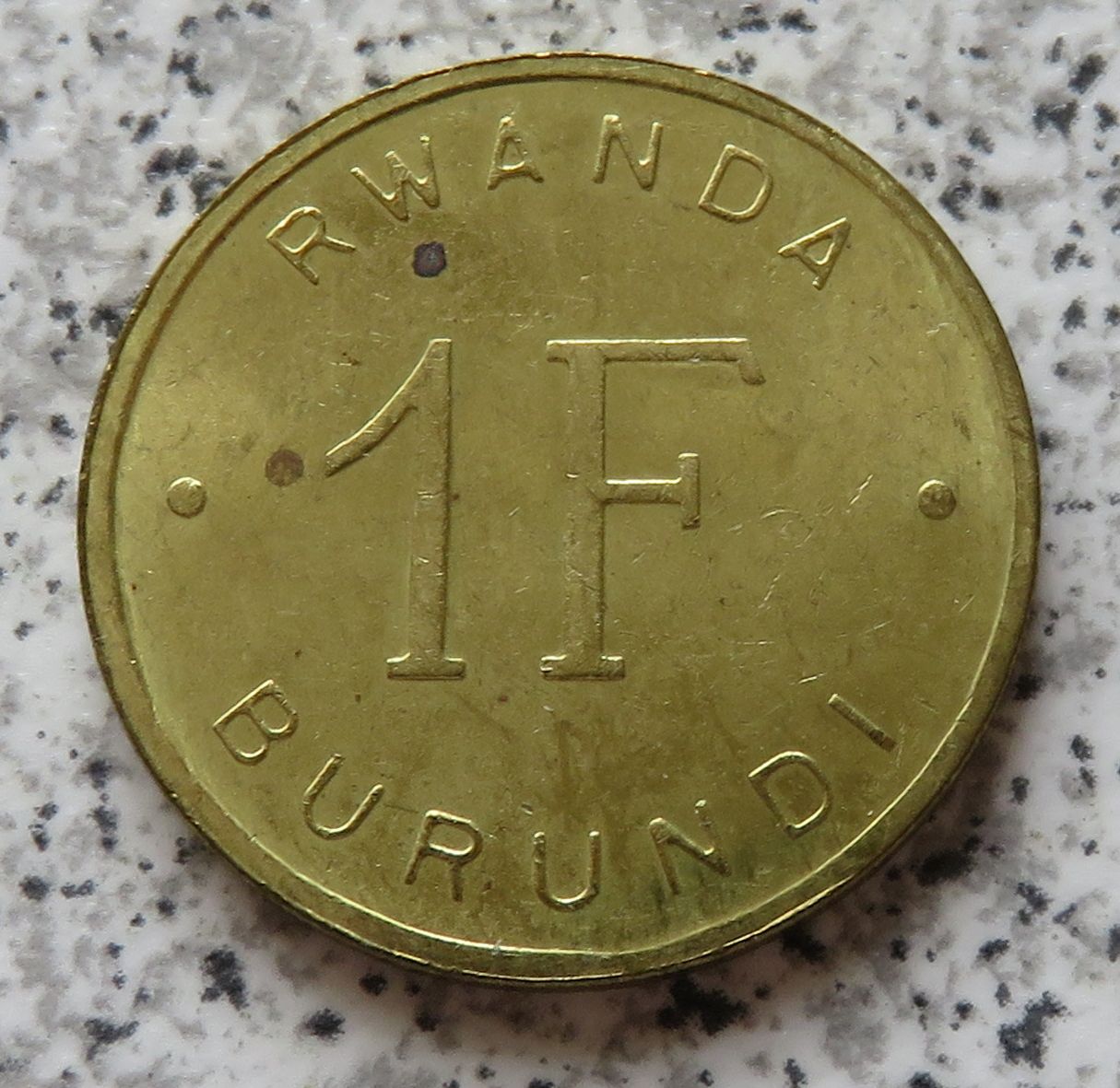  Burundi 1 Franc 1961 / Ruanda 1 Franc 1961   