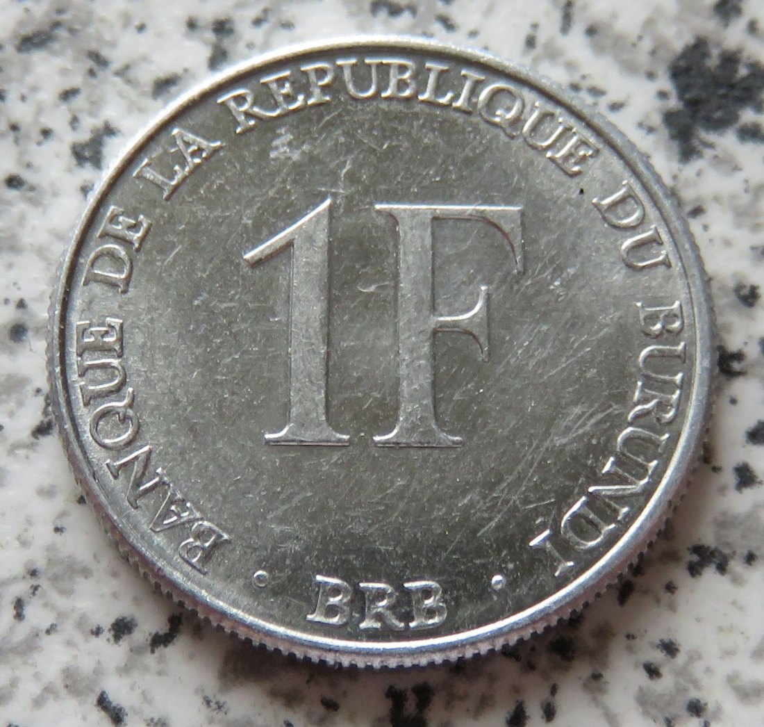  Burundi 1 Franc 1980 / Ruanda 1 Franc 1980   