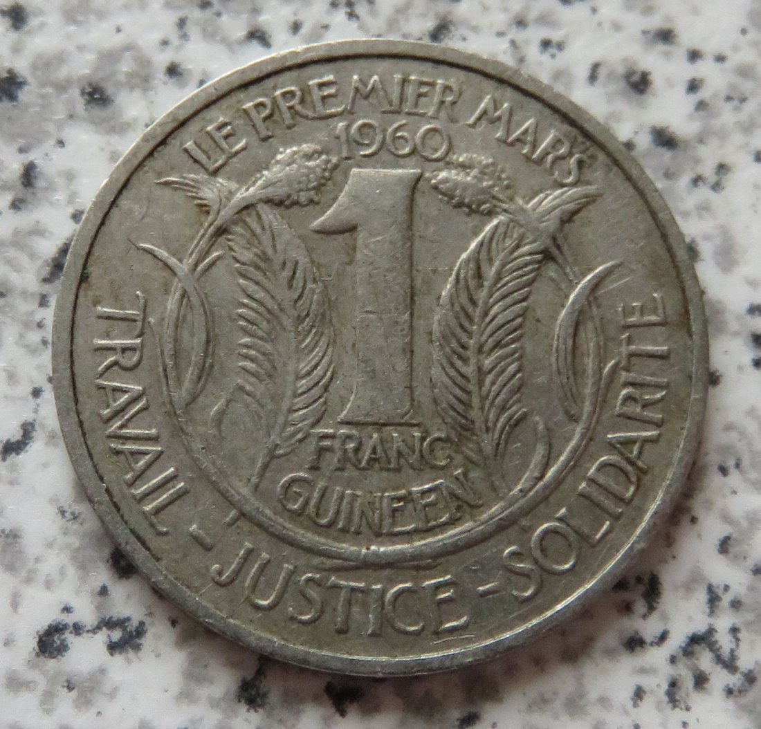  Guinea 1 Franc 1962   