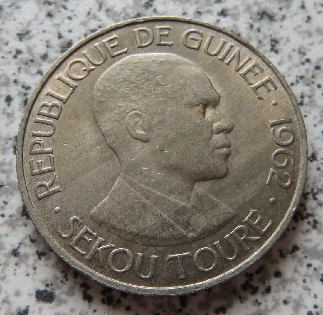  Guinea 25 Francs 1962   