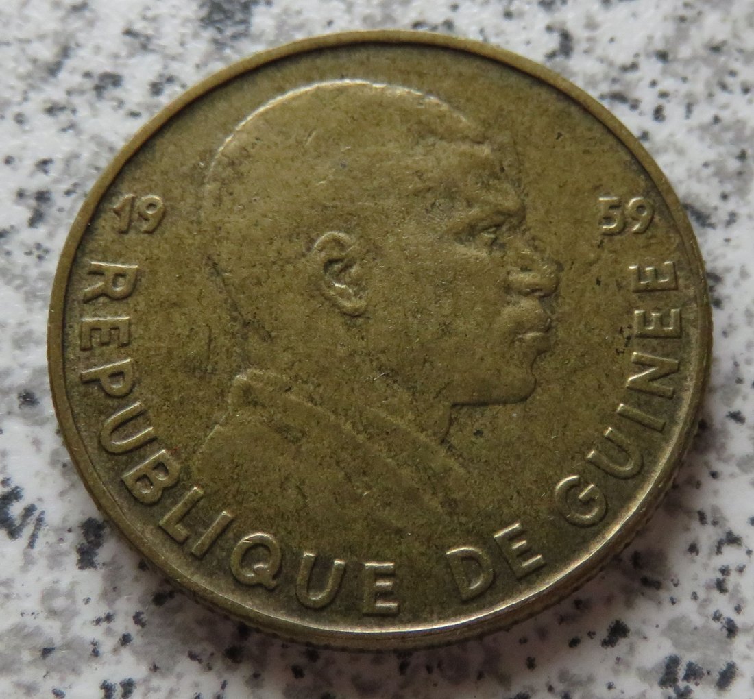  Guinea 25 Francs 1959   