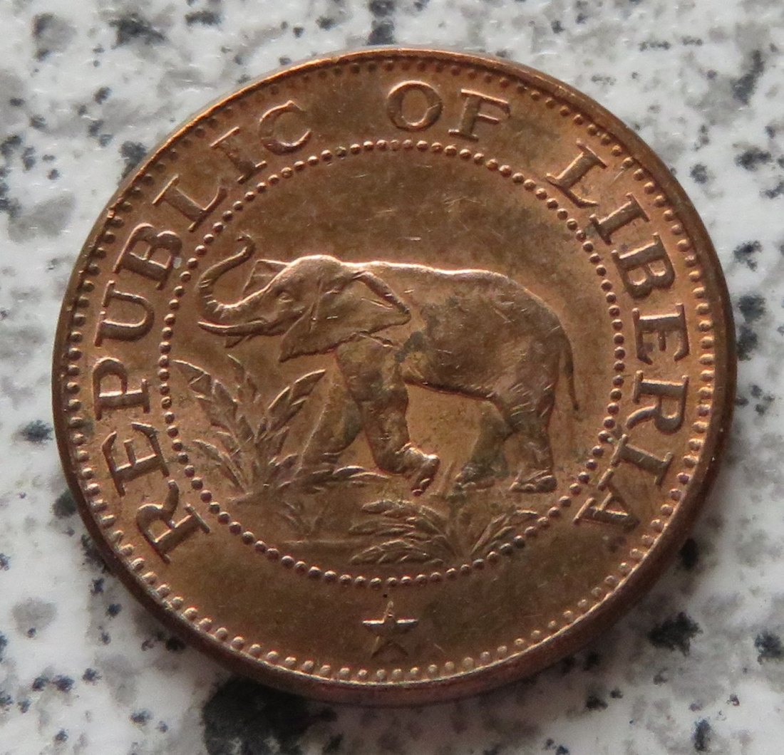  Liberia 1 Cent 1972   