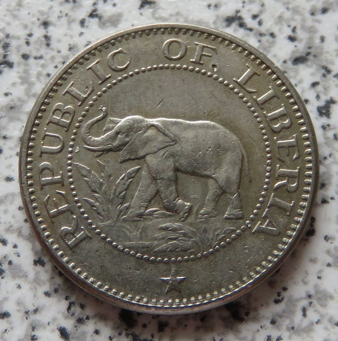  Liberia 5 Cents 1961   