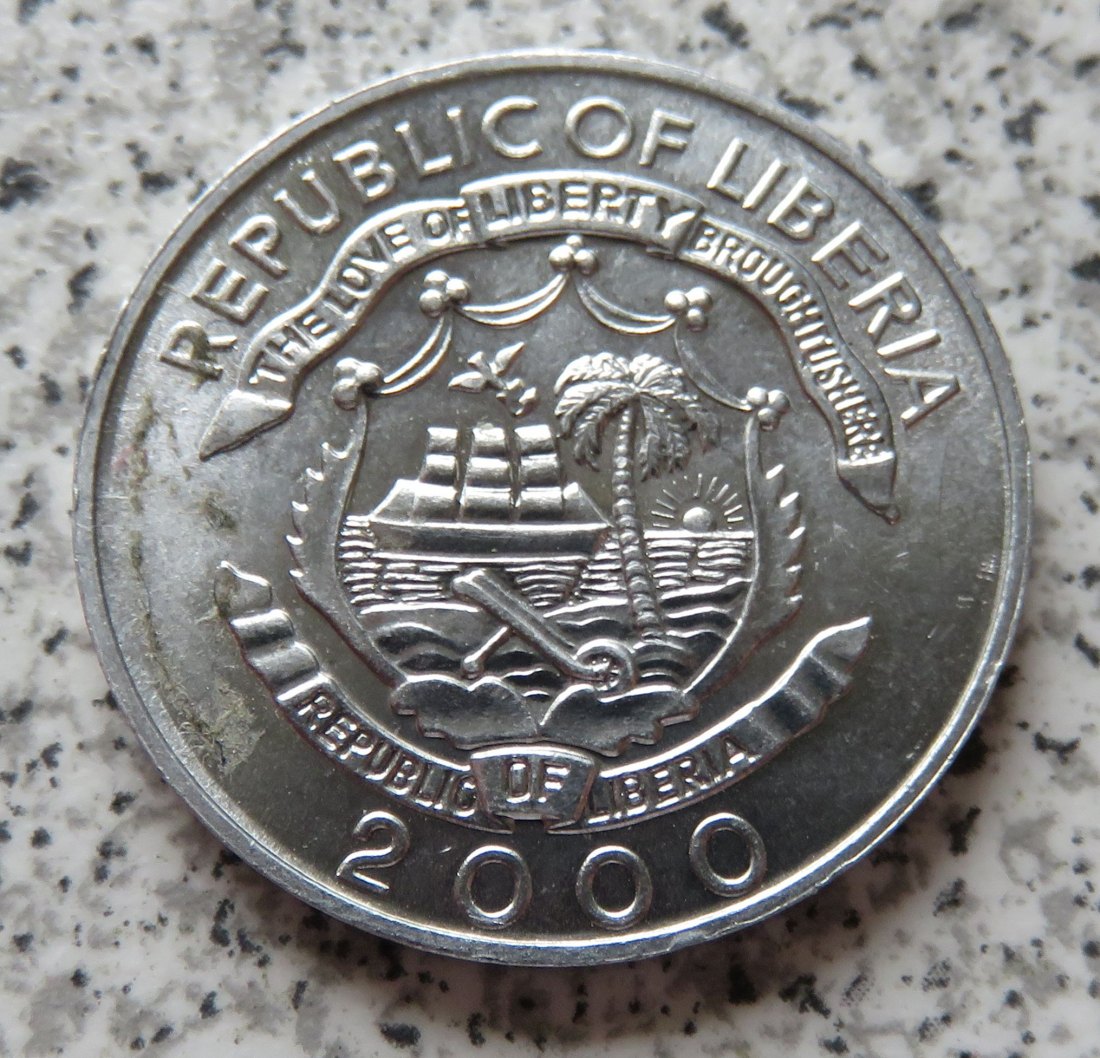  Liberia 5 Cents 2000   