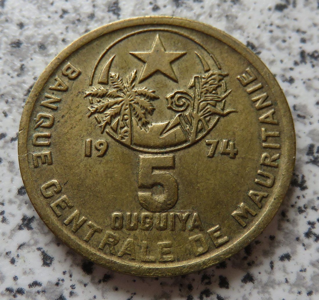  Mauretanien 5 Ouguiya 1974   