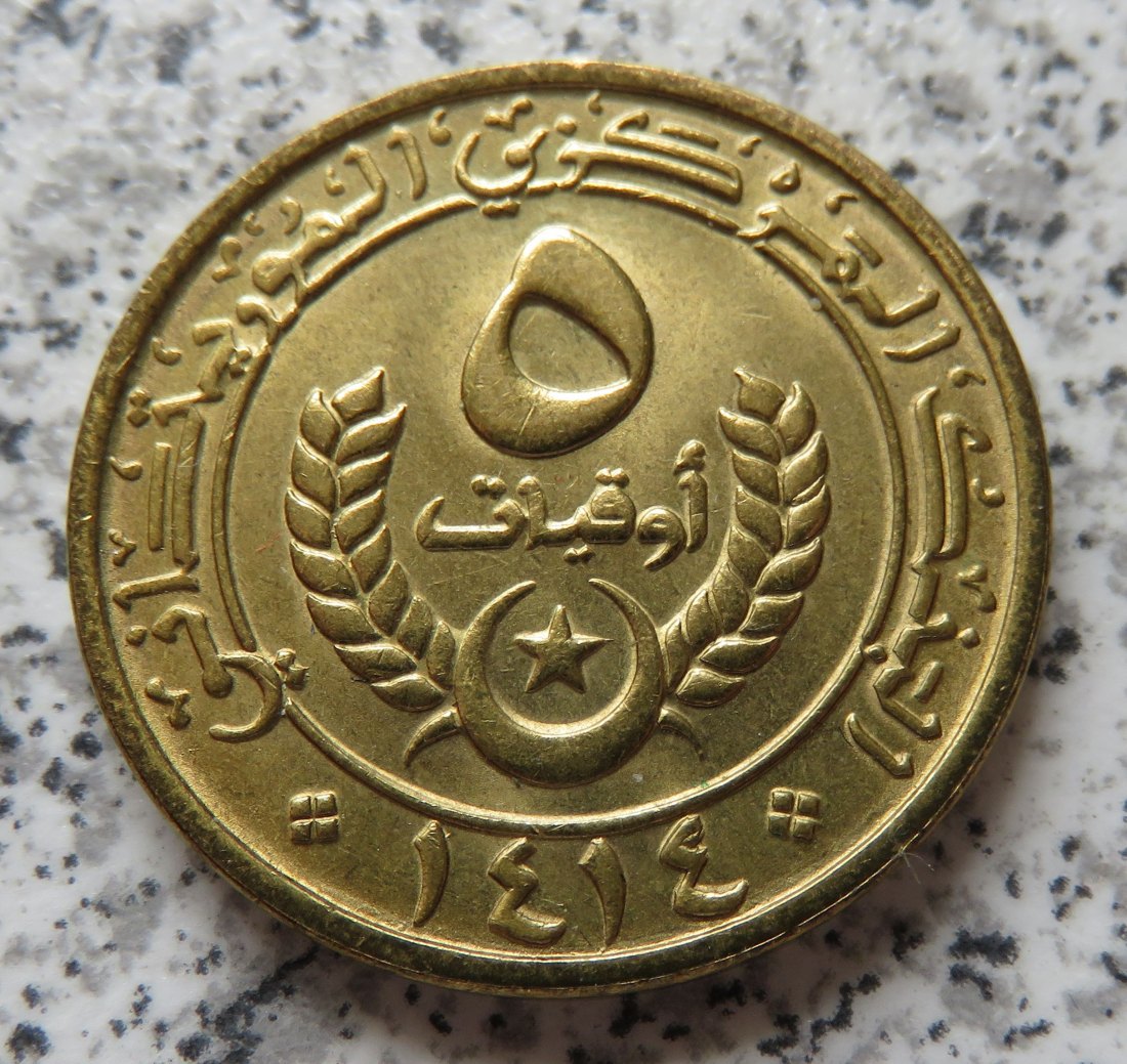  Mauretanien 5 Ouguiya 1993   
