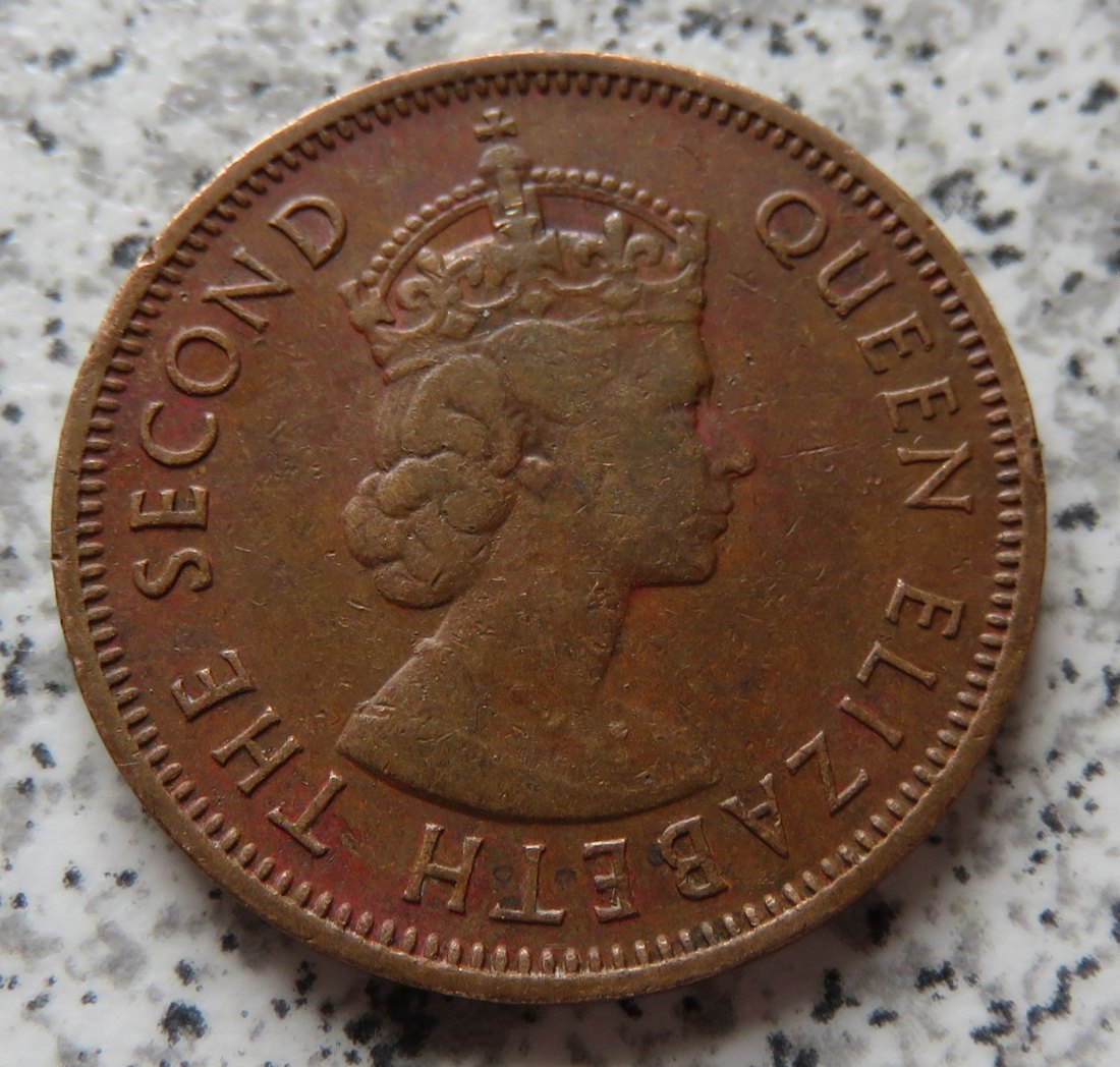  Mauritius 2 Cents 1962   