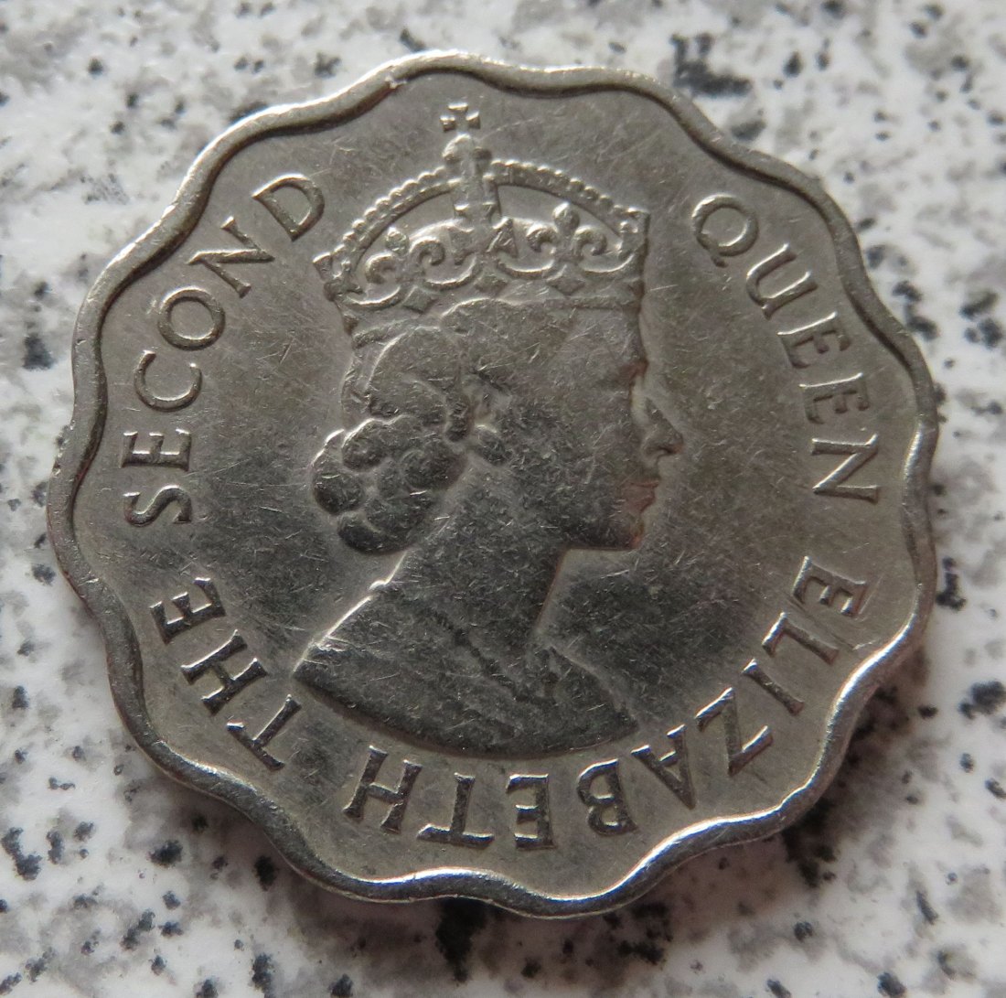  Mauritius 10 Cents 1957   