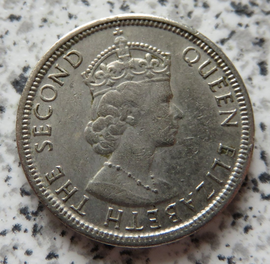  Mauritius Quarter Rupee 1978 / Mauritius 1/4 Rupee 1978   