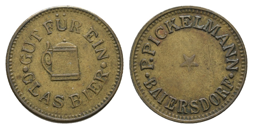  Bayern; Baiersdorf, P.Pickelmann; Gut für ein Glas Bier; Menzel 1240   