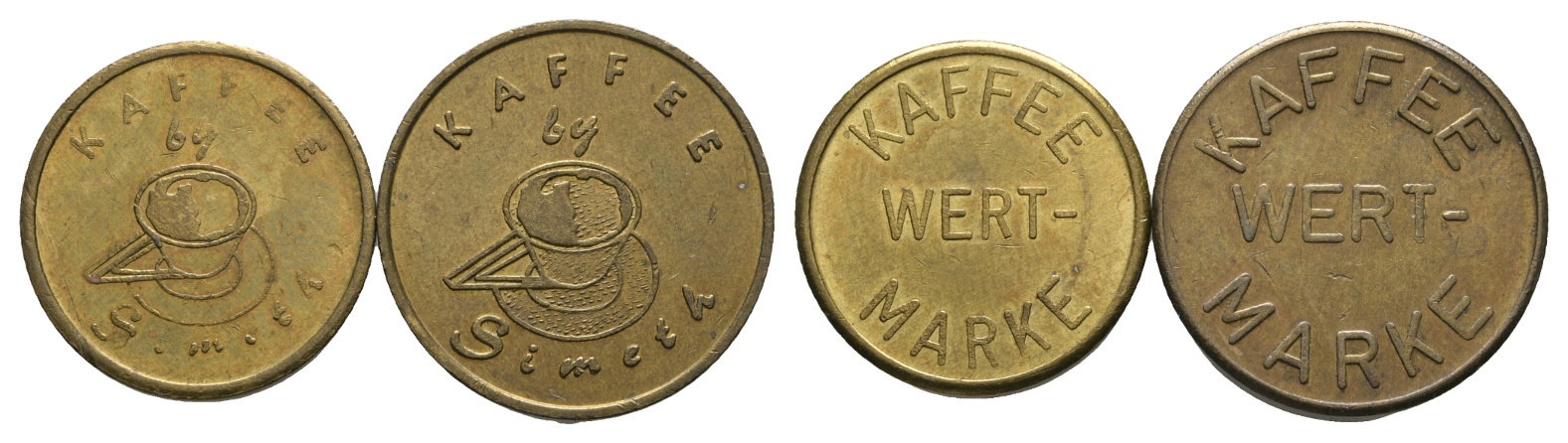  Bayern; Barbing; Simeth Kaffee; Kaffee Wert- Marke (2 Varianten); Menzel 1403   