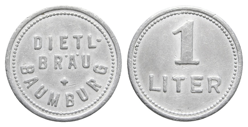  Bayern; Baumburg Dietl Bräu; 1 Liter; Menzel - (vgl.1572)   