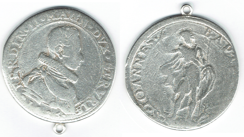  SZAIVERT EUROPA ITALIEN TOSKANA FERDINANDO II. DE MEDICI PIASTRA FIRENZE   