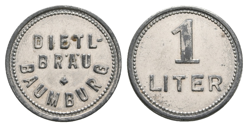  Bayern; Baumburg Dietl Bräu; 1 Liter; Menzel - (vgl.1572)   